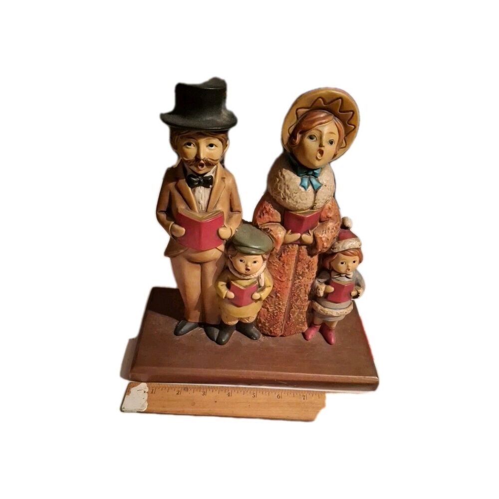 VINTAGE CHRISTMAS CAROLERS FIGURINE 12 DAYS OF CHRISTMAS BERMAN & AN